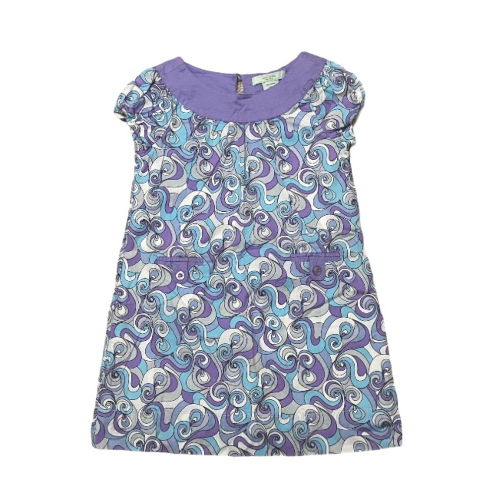 Lucy Sykes Girls Purple Dress Size 5 EUC